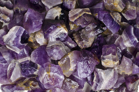 Banded Chevron Amethyst Mine Run Rough