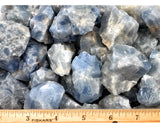 Blue Calcite Rough Stones from Mexico - Premium Grade - Large – 1.75” to 2.75” Average