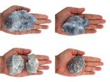 Blue Calcite Rough Stones from Mexico - Premium Grade - Large – 1.75” to 2.75” Average