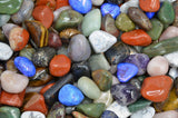 Assorted Tumbled Stone Mix from Africa 1.25" to 1.5" avg. (Size #8)