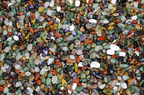 Assorted Tumbled Stone Mix from Africa - 0.40" to 0.60" avg. (Size #4)