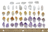 30 Small or Medium Points for Jewelry Making and Wire Wrapping - Citrine, Amethyst, and Clear Crystal Quartz Point