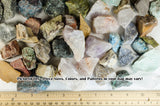 3 lbs Rough Madagascar 17-Stone Mix with 30 Page Stone Info Book