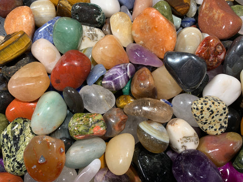 An Extraordinary Tumbled Mix of over 50 Stone Types from Around the World!