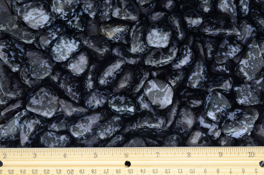 Tumbled Indigo Gabbro From Madagascar - 0.75" to 1.25" Avg. - Premium Polished Rocks!