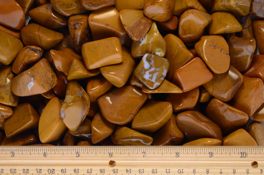 Tumbled Yellow Jasper From Madagascar - 0.75" to 1.25" Avg.