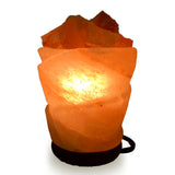 Natural Himalayan Funnel with Chunks Shape Salt Lamp