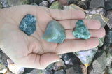 Green Moss Agate Rough Stones from India