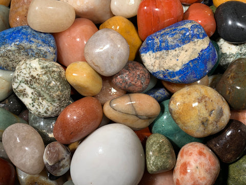 Miner's Special Sale! Mix Sizes Tumbled Assorted Indian Stones - Average size between 1"-2.5"