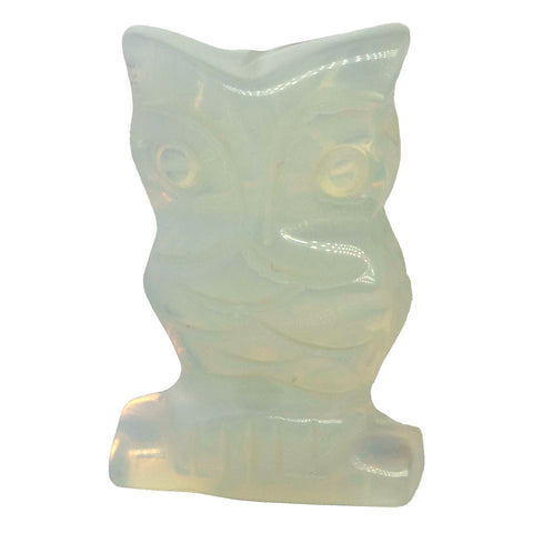 1 pc. of Opalite Carved Owl Figurine.
