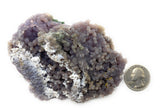 Beautiful Grape Agate Cluster from Indonesia - Also Known As Botryoidal Purple Chalcedony - GA008