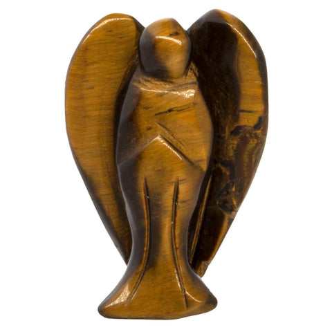 1 pc. of Tiger Eye Carved Angel Figurine