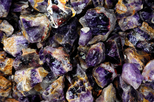 Deep Purple Amethyst Mine Run Rough