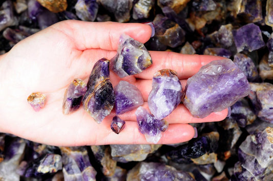 Deep Purple Amethyst Mine Run Rough