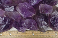 Fantasia Materials: 10 cts of Deep Amethyst Professional Sawn Facet Rough - 10-15 cts/pc- Raw Natural Crystals for Faceting, Cabbing, Cutting, Lapidary, Polishing, Wire Wrapping, Wicca & Reiki Healing