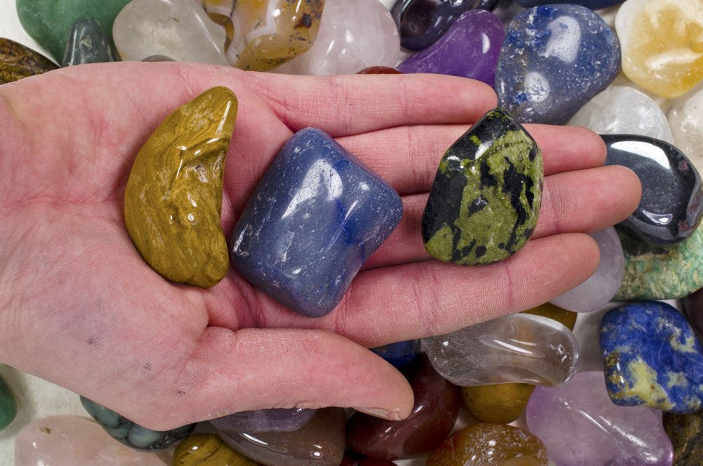 Brazil Mix Rocks Tumbled Brazilian Natural Stone Mix - Large – Fantasia Mining