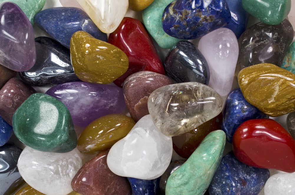 Brazil Mix Rocks Tumbled Brazilian Natural Stone Mix - Extra Large - 1.75
