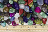 Tumbled Brazilian Dyed and Natural Stone Mix - Small .75"-1"