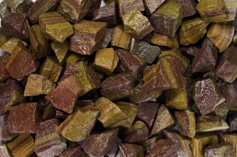 Brinjal Stripe Jasper Mine Run Rough