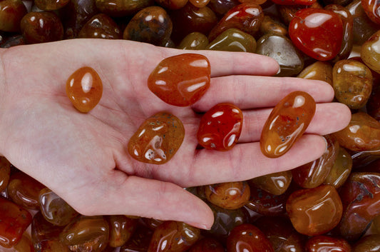 Tumbled Carnelian - A Grade