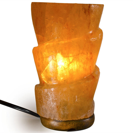 Natural Himalayan Funnel Shape Salt Lamp.