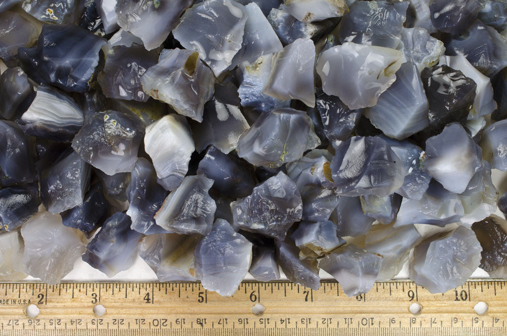 Grey Agate Mine Run Rough - India – Fantasia Mining