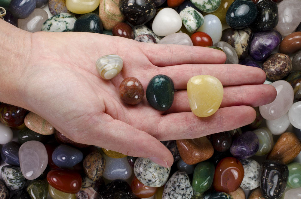 Small Indian Rocks Medium Tumbled Assorted Indian Stones – Fantasia Mining