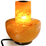 Natural Himalayan Multi Candle Salt Lamp - 7.5" tall avg.