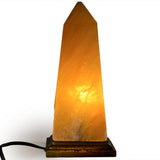 Natural Himalayan Obelisk Shaped Salt Lamp.