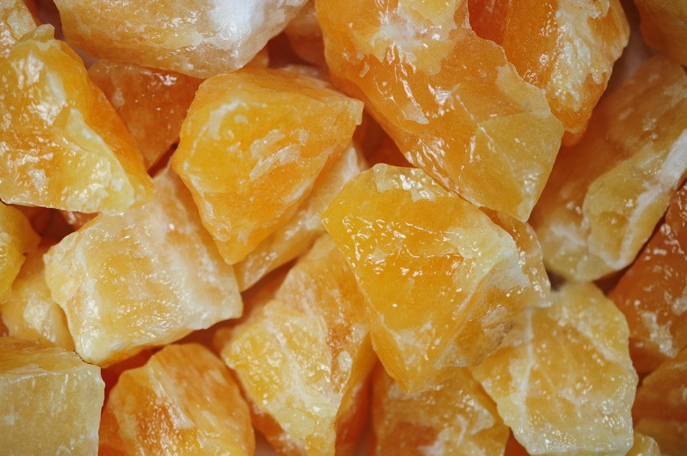 Orange Calcite Rough - "AAA" Grade