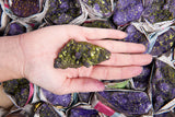 Purple Dyed Geode Specimens from Morocco.