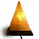 Natural Himalayan Pyramid Shaped Salt Lamp.