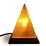 Natural Himalayan Pyramid Shaped Salt Lamp.