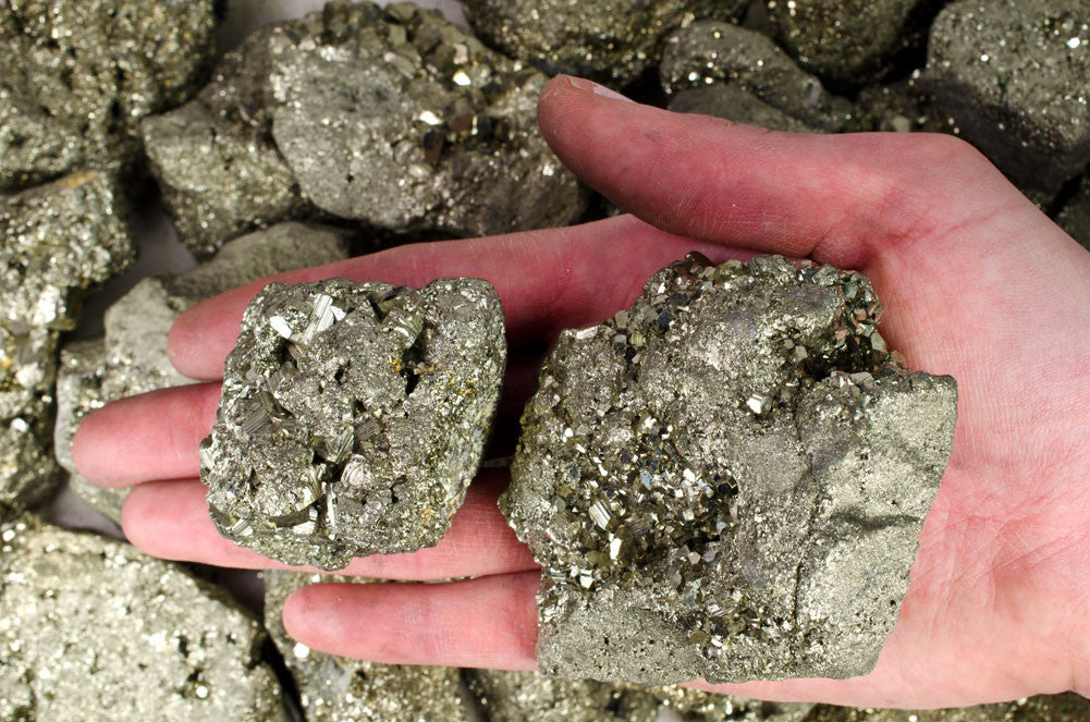Pyrite Fools Gold Rough - Large - 1.5 to 2 inches – Fantasia Mining